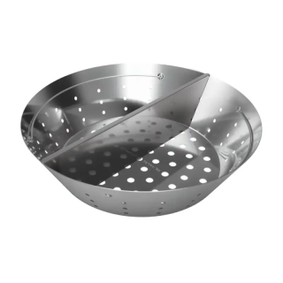 Nerezový koš XL na dřevěné uhlí